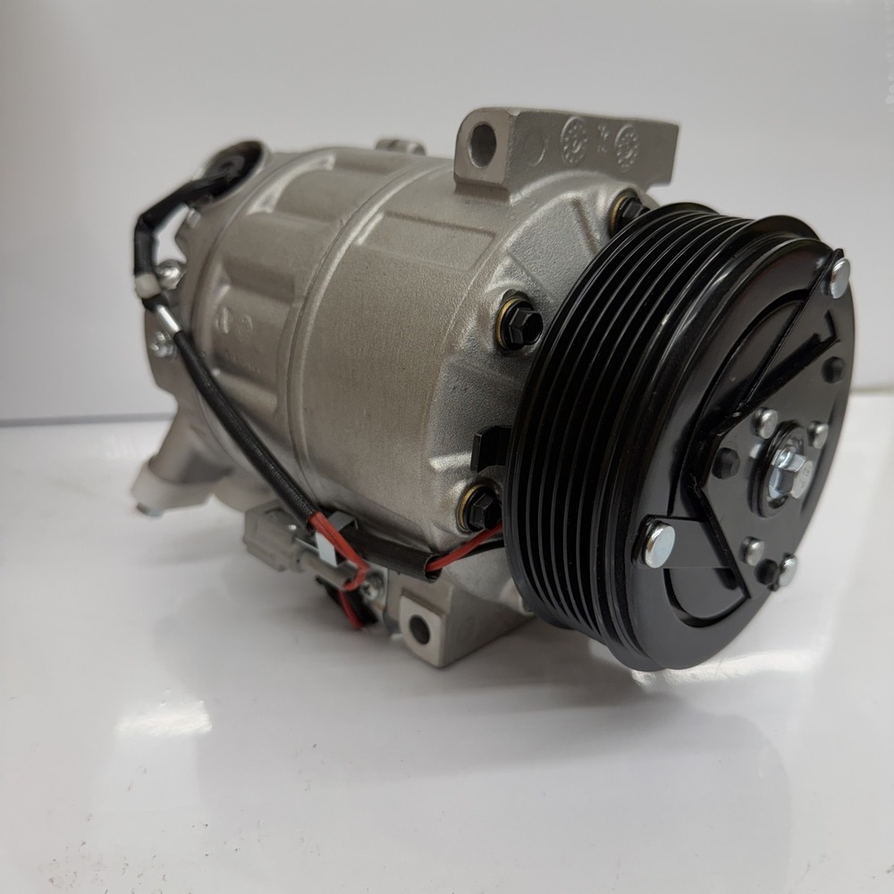 AC Compressor W/ Clutch Aluminum Alloy Black Pulley New A/C Assembly Unit